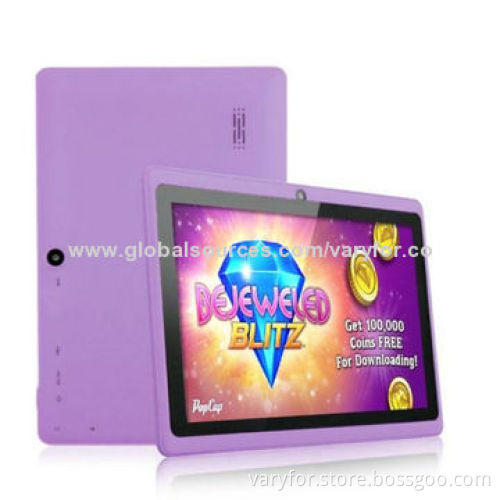 7-inch Android Tablet PC, Allwinner A13, Ultra thin with WiFi and 5 Points Capacitive Touchscreen